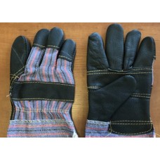 Перчатки кожаные комбинированные