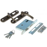 Замок врезной стандартный 3В4 с ручкой